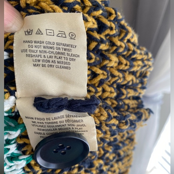 NWOT | Anthropologie | Maeve | Harmony Knit Cardigan | Botton Down | Striped | M - Picture 8 of 10